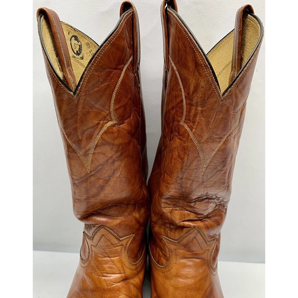 Tony Lama VTG Cowboy Boots Size Mens US 10 E Style 5084 - Picture 7 of 16